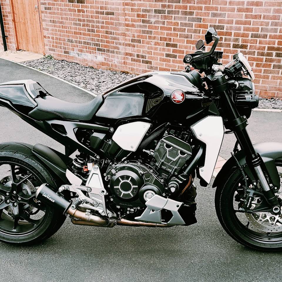 bike with motorcycle tyres